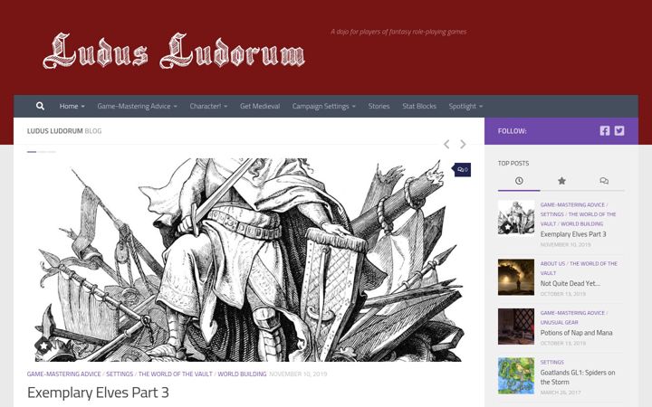 Screenshot of ludusludorum.com