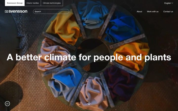 Screenshot of ludvigsvensson.com