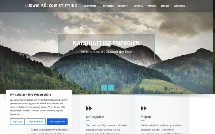 Screenshot of ludwig-boelkow-stiftung.org