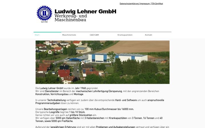 Screenshot ta' ludwig-lehner-gmbh.de