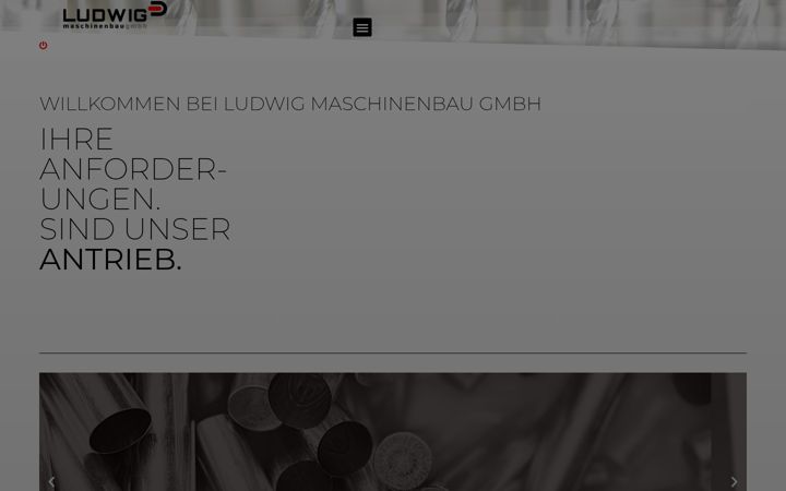 Screenshot of ludwig-maschinenbau.de