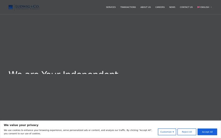 Screenshot of ludwig.co
