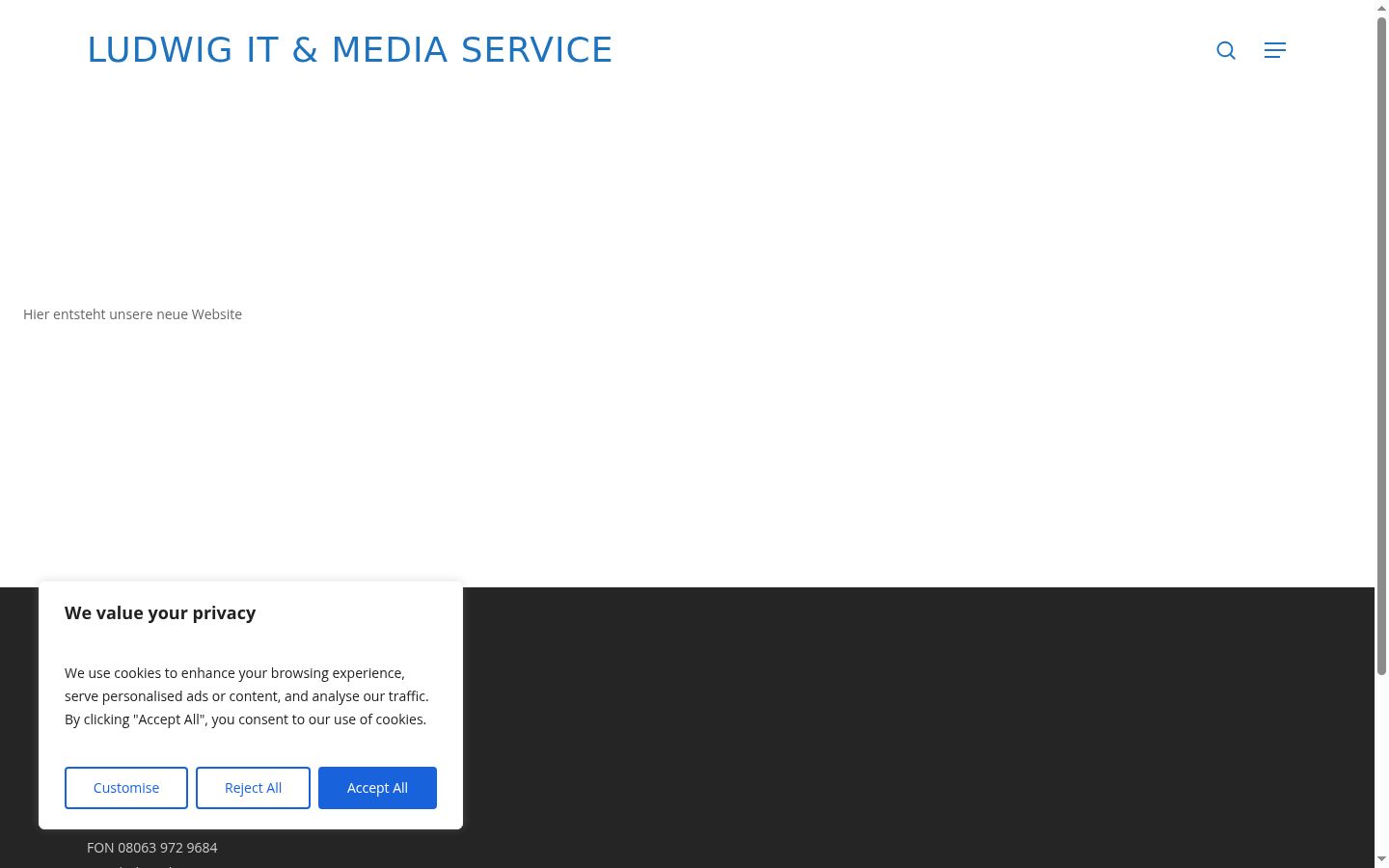 Screenshot van de toestemmingsbanner zoals getoond vóór enige interactie