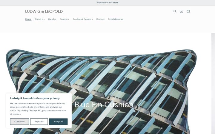Screenshot of ludwigandleopold.com