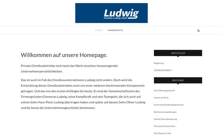 Screenshot of ludwigbus.de