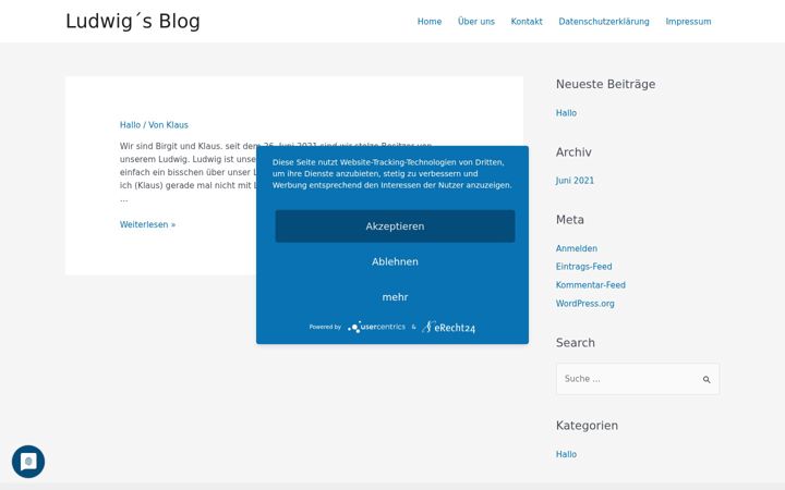 Screenshot of ludwigs.blog