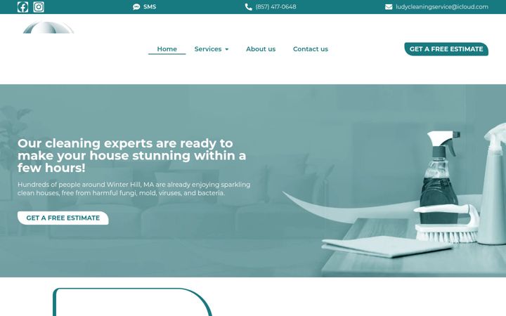 Screenshot of ludycleaningservicesinc.com