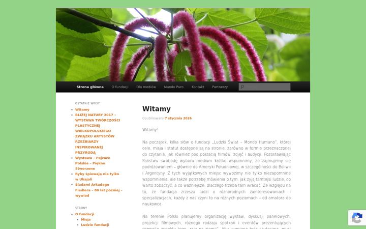 Screenshot of ludzkiswiat.org