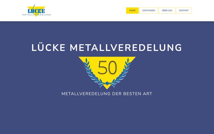 Screenshot of luecke-gmbh.eu