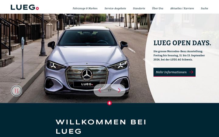 Screenshot of lueg.com