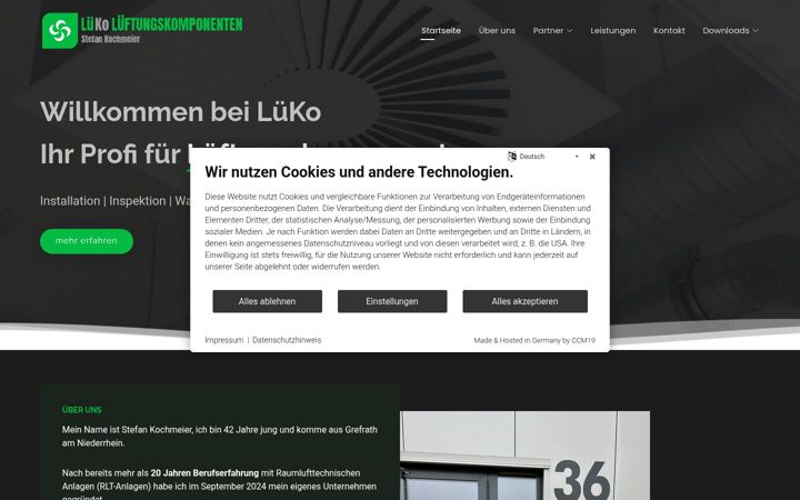 Screenshot of lueko.net