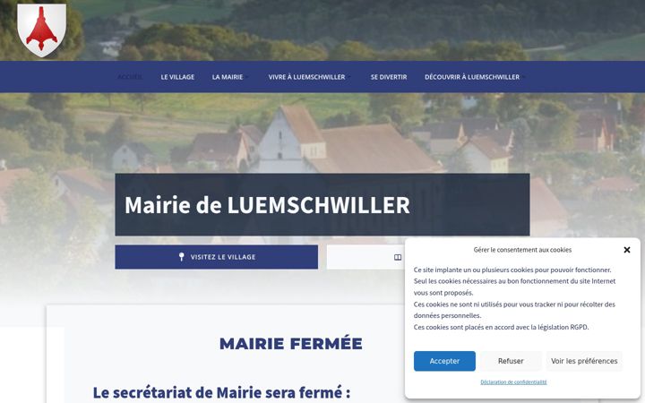 Screenshot of luemschwiller.fr
