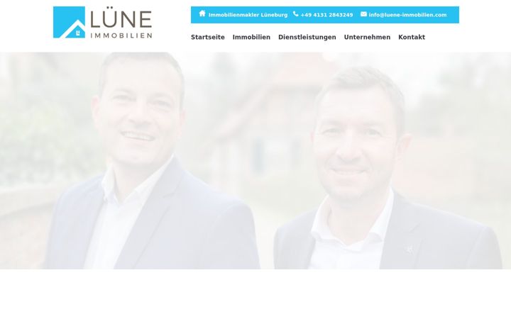 Screenshot of luene-immobilien.com