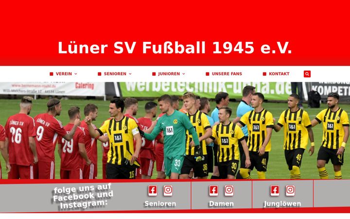 Screenshot of luener-sv.de