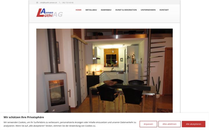 Screenshot of luethi-annen.ch