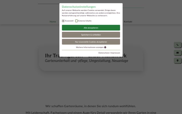 Skjermbilde av luethi-gartenbau.ch