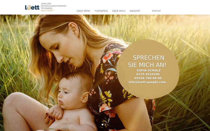 Screenshot of luett-paepki.com