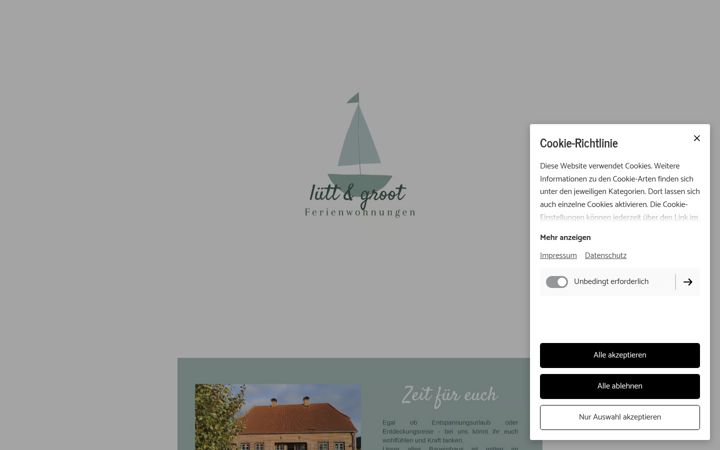 Screenshot of luettandgroot.de