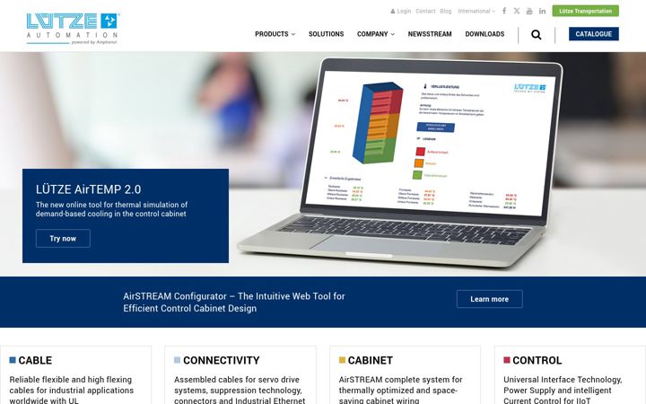 Screenshot of luetze.com