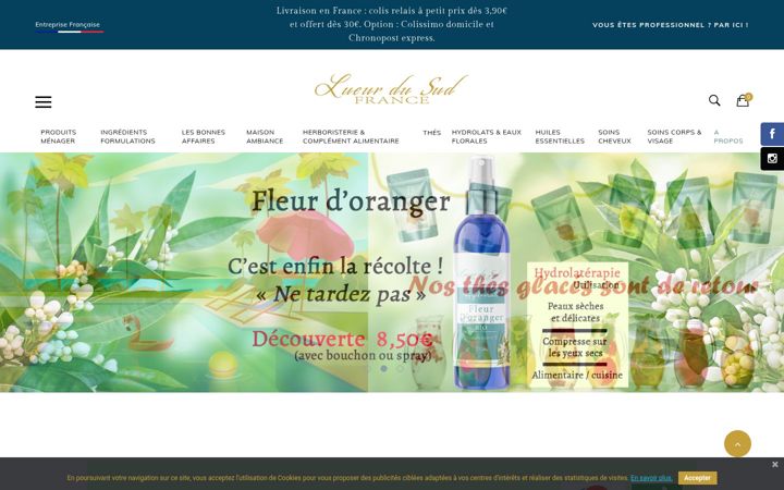 Screenshot ta' lueurdusud.com