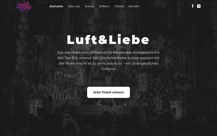 Screenshot of luft-und-liebe.com