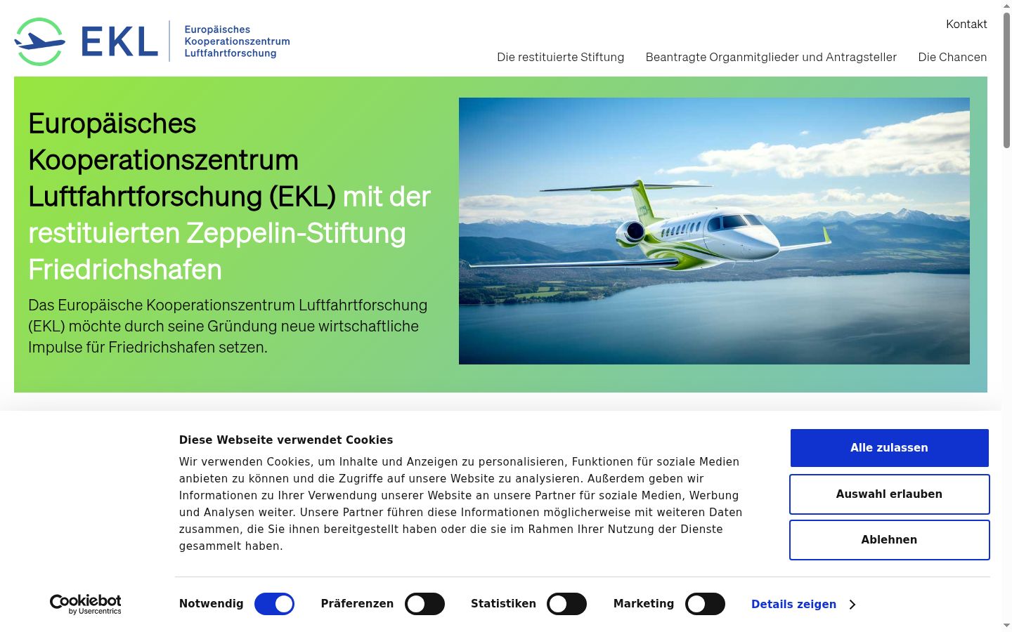 Screenshot tal-banner tal-kunsens muri qabel kwalunkwe interazzjoni