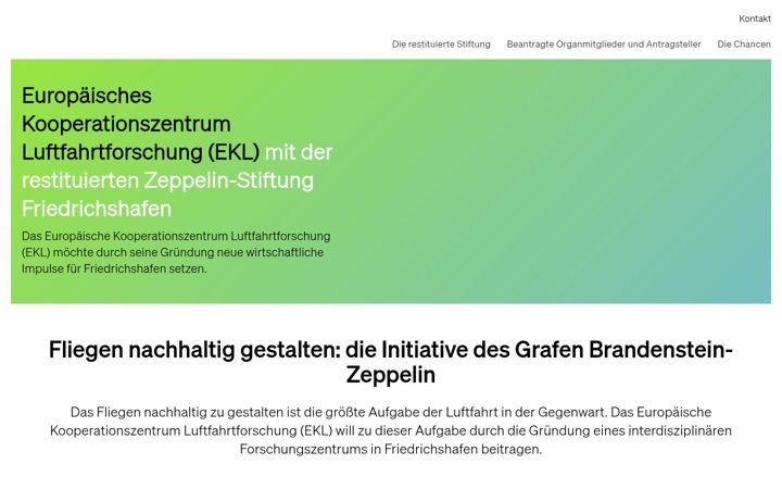 Screenshot of luftfahrtforschung.net
