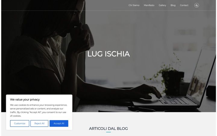 Screenshot of lug-ischia.org