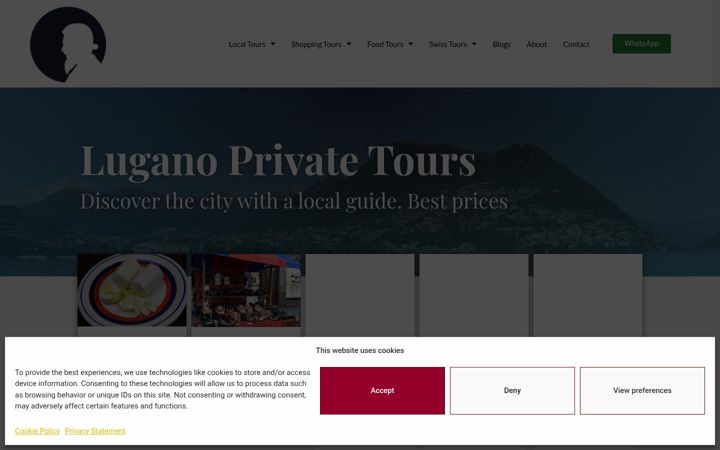 Screenshot of luganoprivatetours.com
