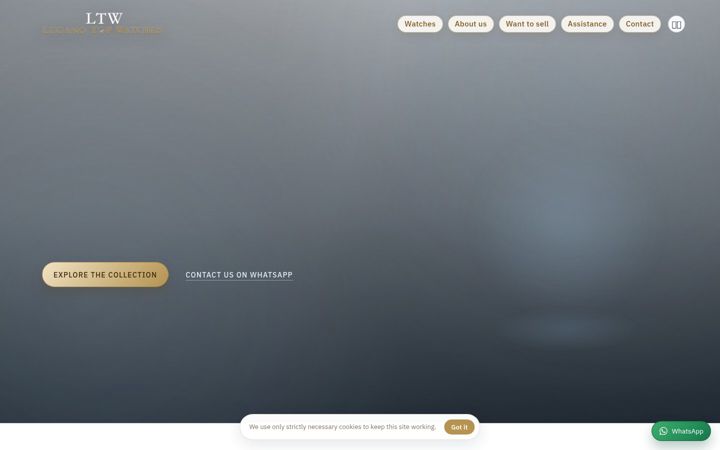 Screenshot of luganotopwatches.com