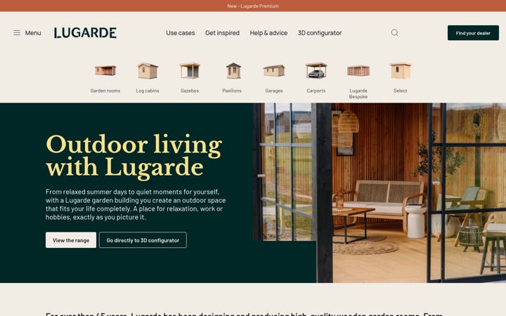Screenshot of lugarde.com