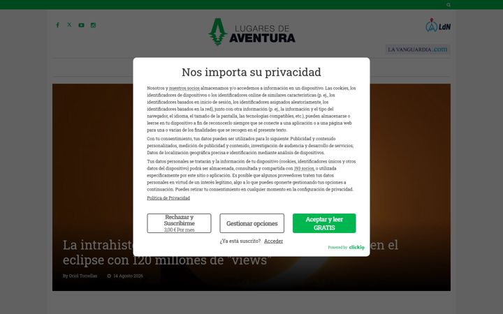 Screenshot of lugaresdeaventura.com