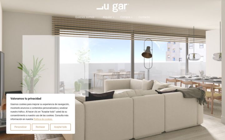 Screenshot of lugarproperties.com