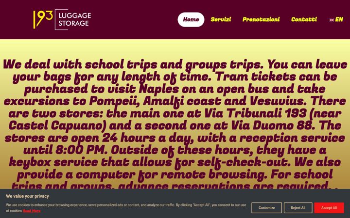 Screenshot of luggagestore193.com