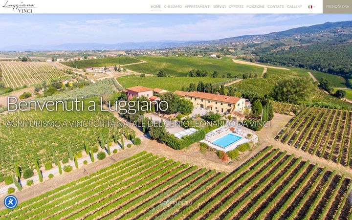 Screenshot of luggianoagriturismo.it