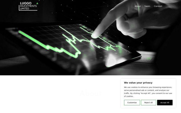 Screenshot of luggoinvestments.com