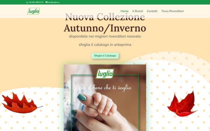Screenshot of luglio.eu