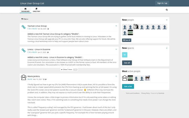 Screenshot of luglist.com