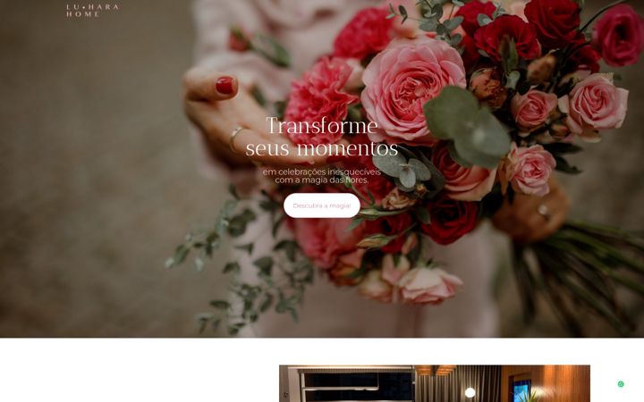 Screenshot of luhara.com.br