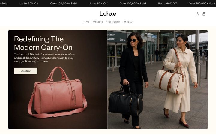 Screenshot of luhxe.com
