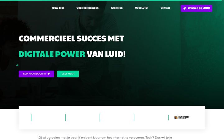 Screenshot of luidmarketing.nl