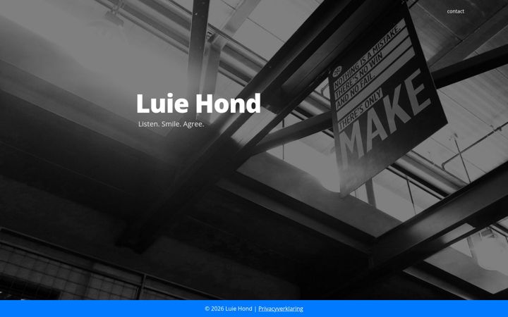 Screenshot di luiehond.be