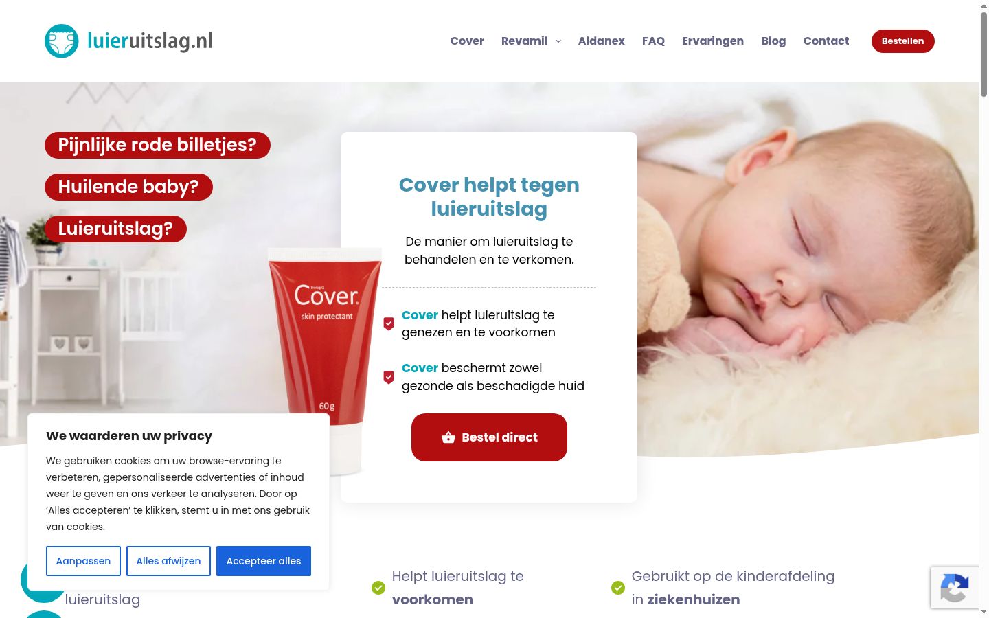 Zrzut ekranu banera zgody wyświetlanego przed jakąkolwiek interakcją