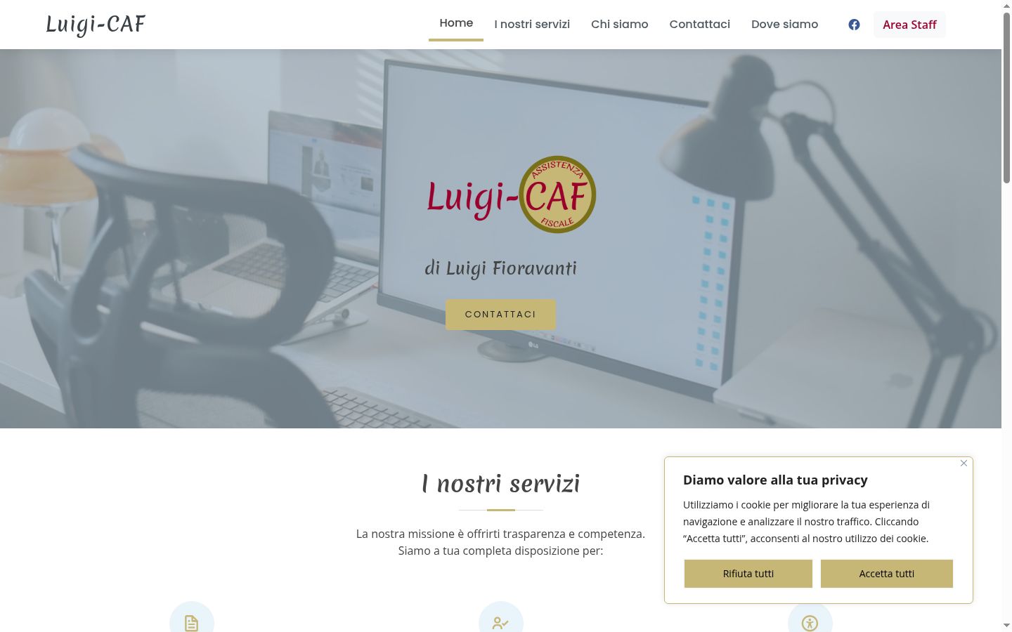 Capture d'écran de la bannière de consentement affichée avant toute interaction