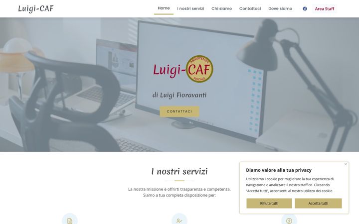 Screenshot of luigi-caf.it