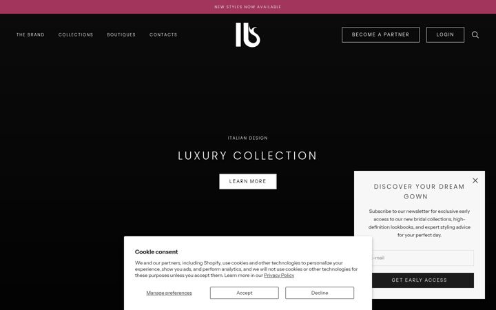 Screenshot of luigibruno.net