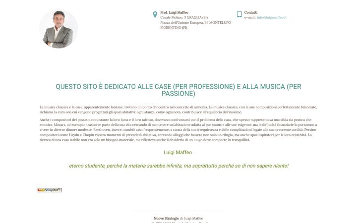 Screenshot of luigimaffeo.it