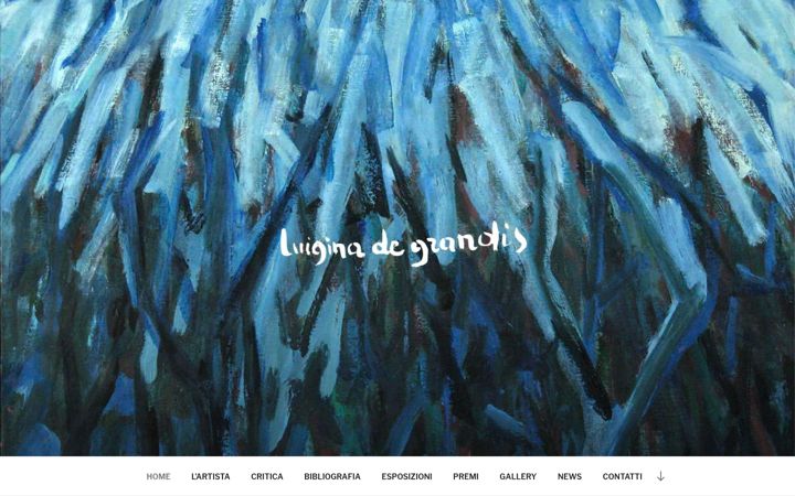 Screenshot of luiginadegrandis.it