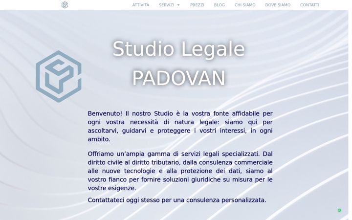 Screenshot of luigipadovan.it