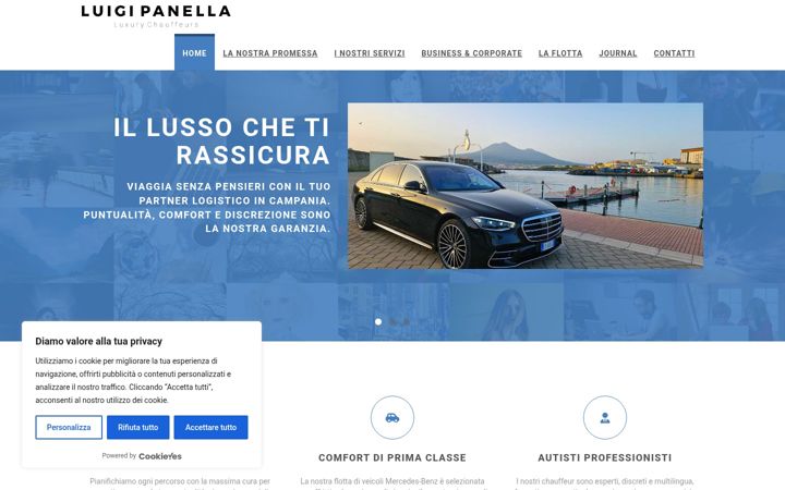 Screenshot of luigipanella.com